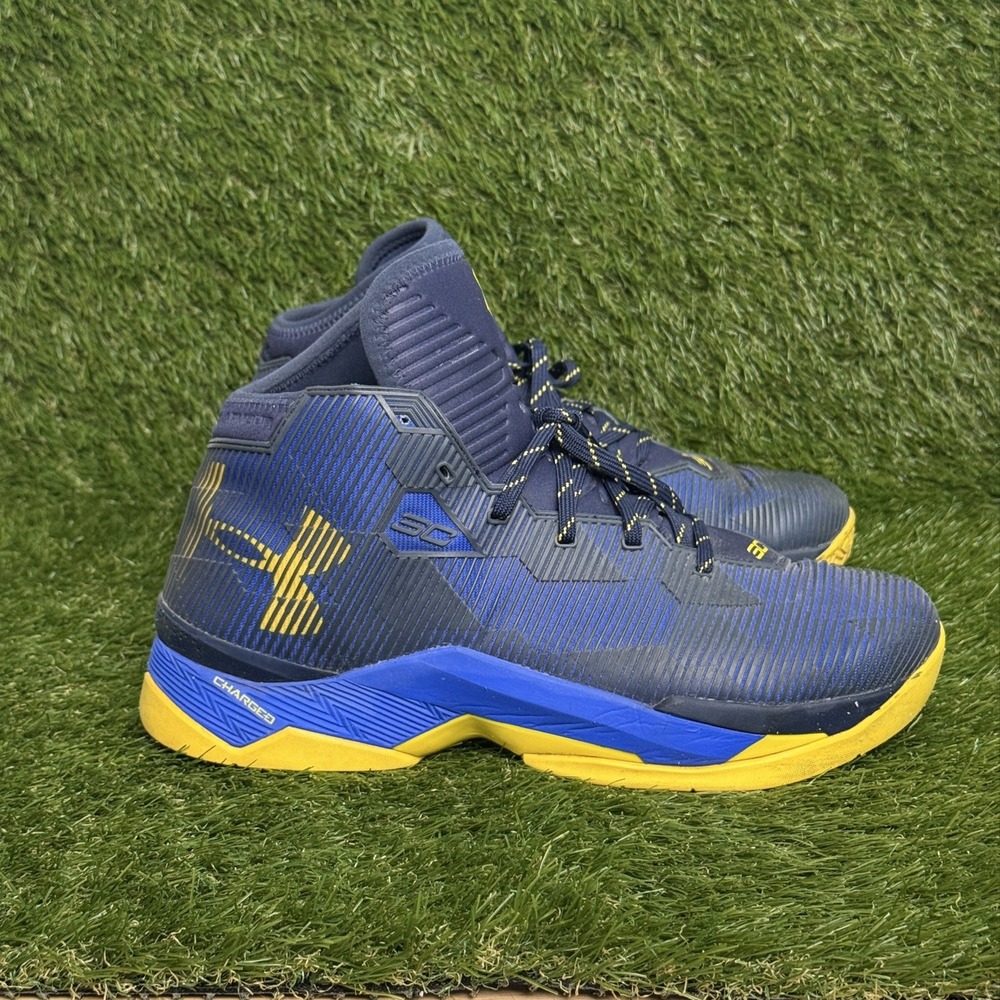 Under Armour Curry 2.5 Dub Nation Basketball Shoes Blue Mens 11.5 1274425-400